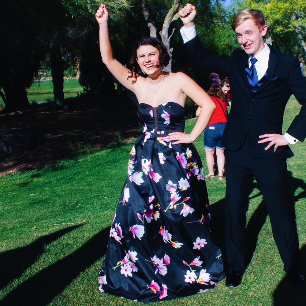 Floral Prom Dress